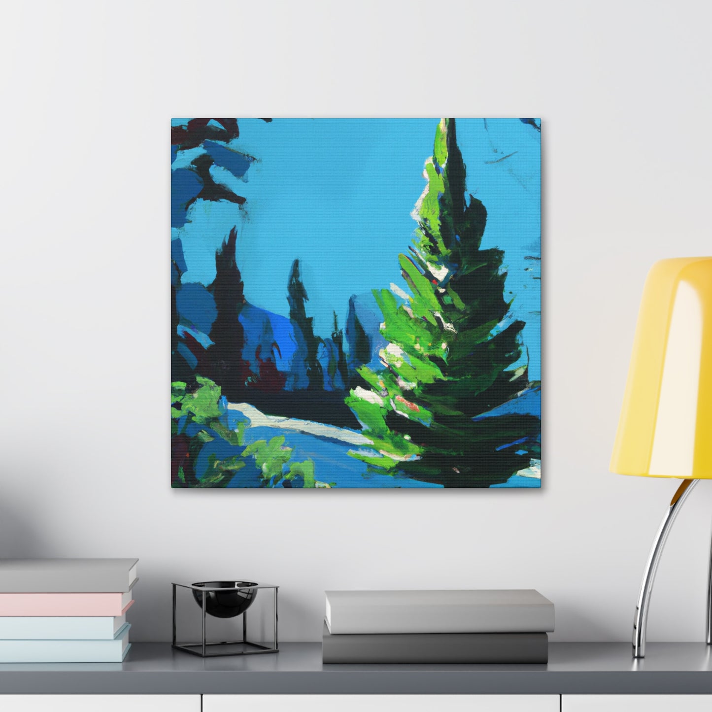 Pine Tree in Spring - Canvas