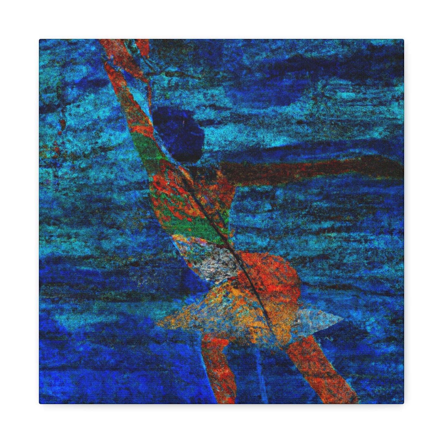 Gymnasts in Motion - Canvas