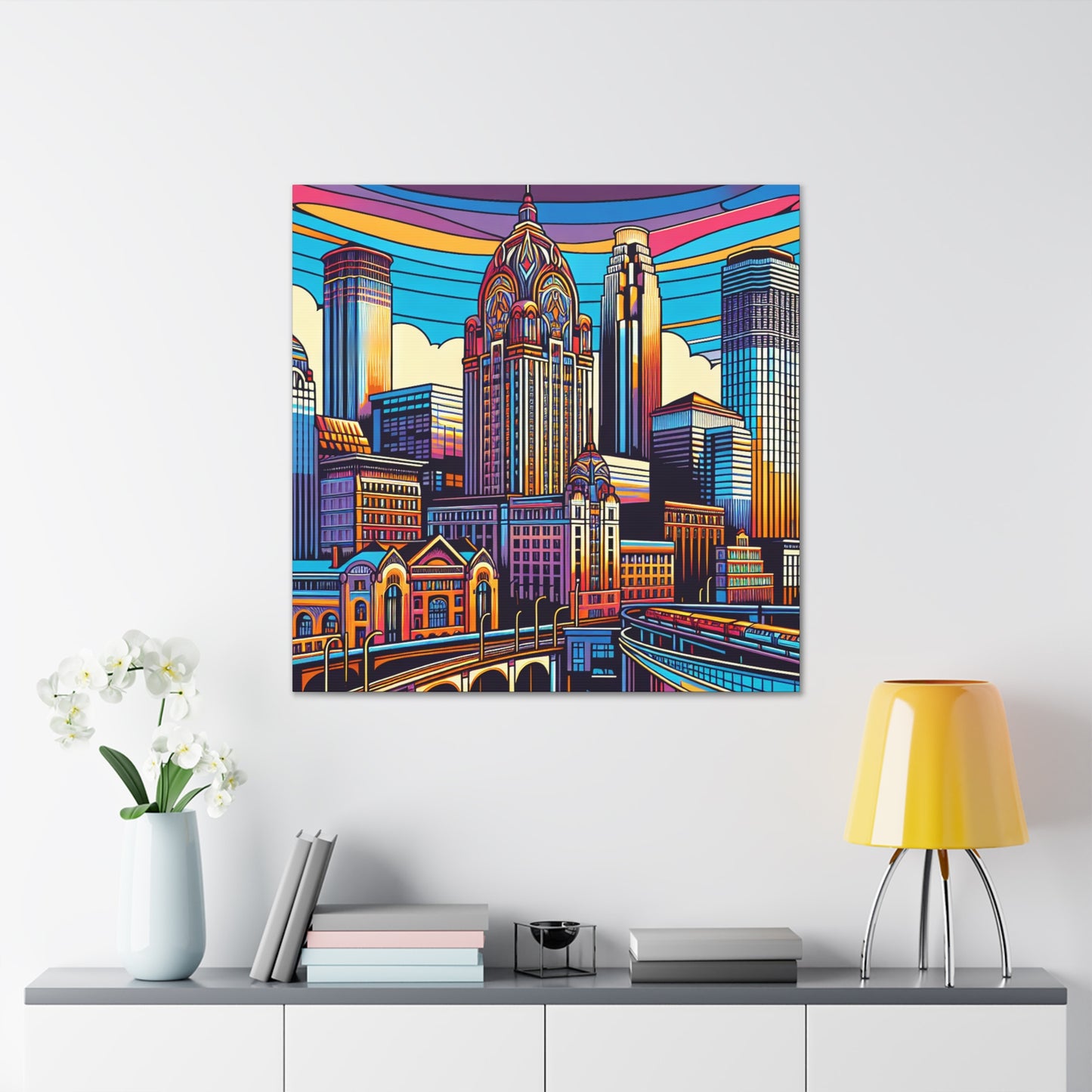 "Enchanting Minneapolis Elegance" - Canvas