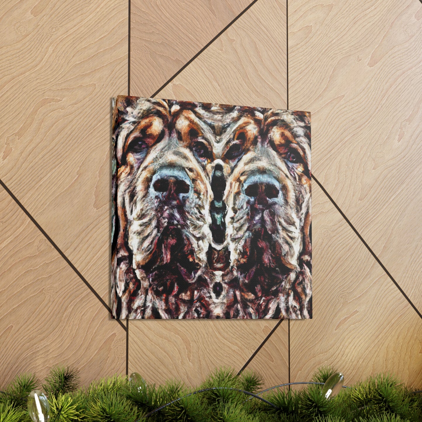 "Tibetan Mastiff Impression" - Canvas