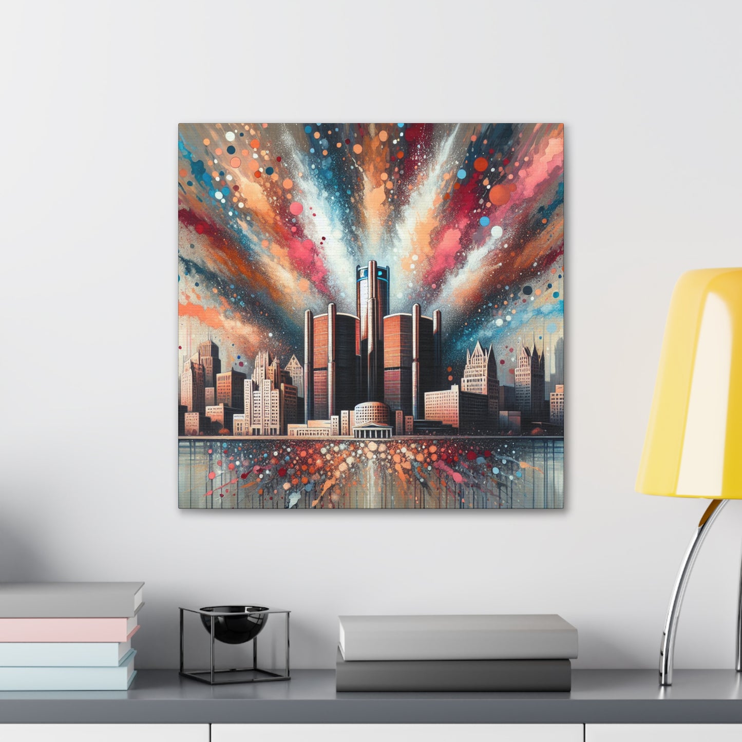 "Motor City Glows" - Canvas