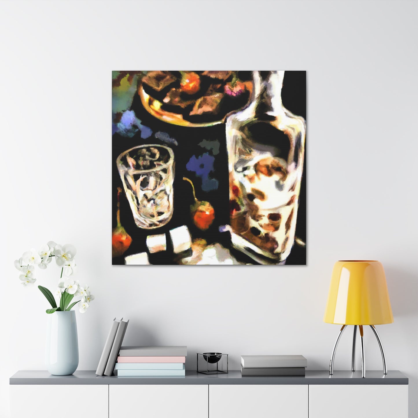 "A Toast Brown Liquor" - Canvas