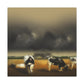 Pasture Dreaming Cow - Canvas