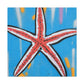 Vibrant Starfish Splendor - Canvas