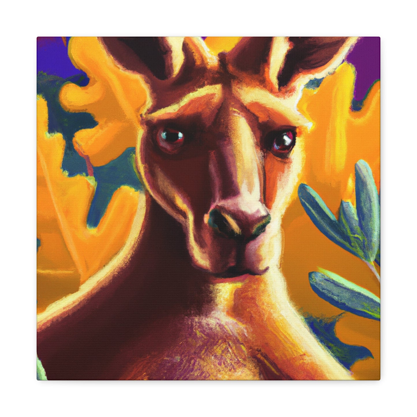 Kangaroo in Nature - Canvas