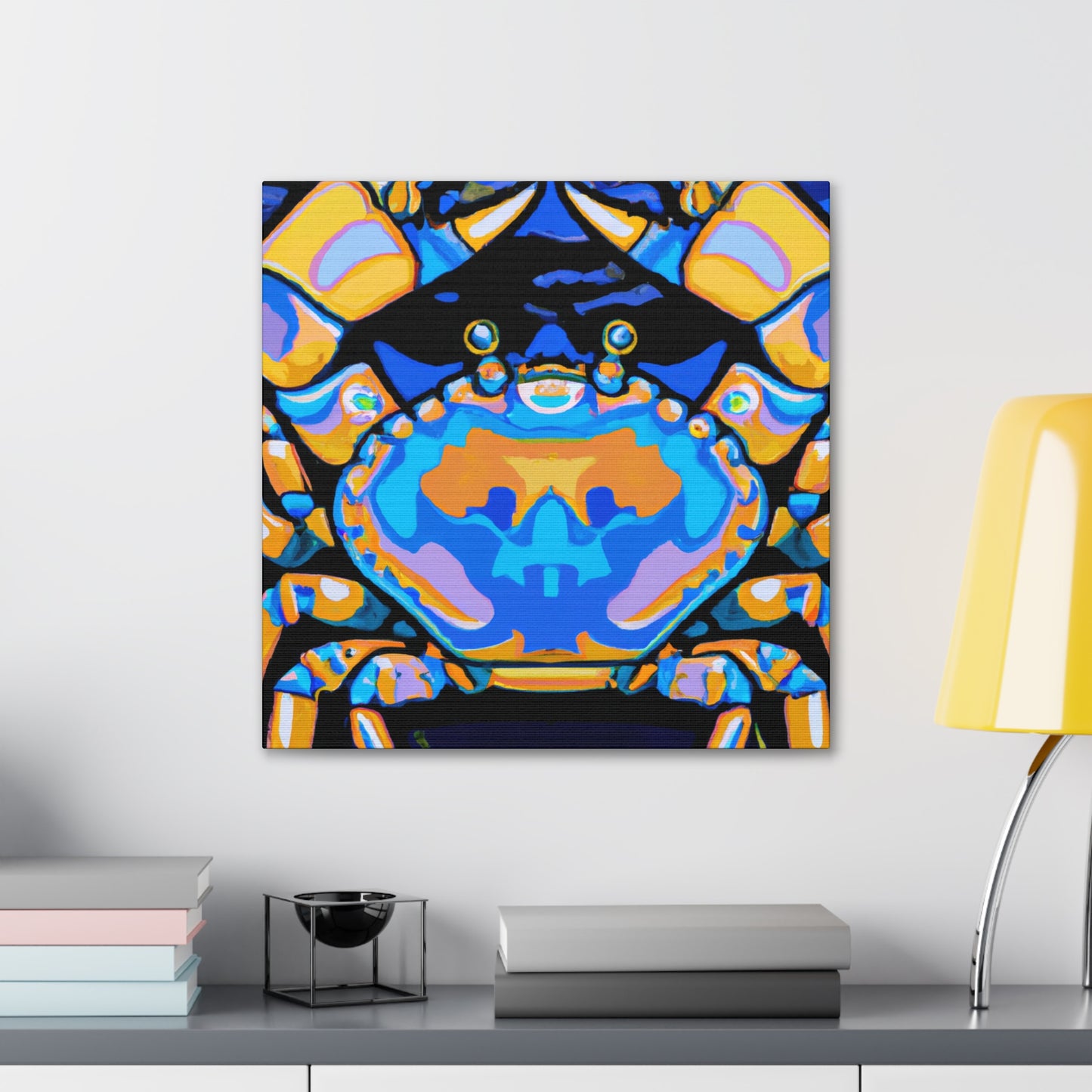 Crab in the Deco - Canvas