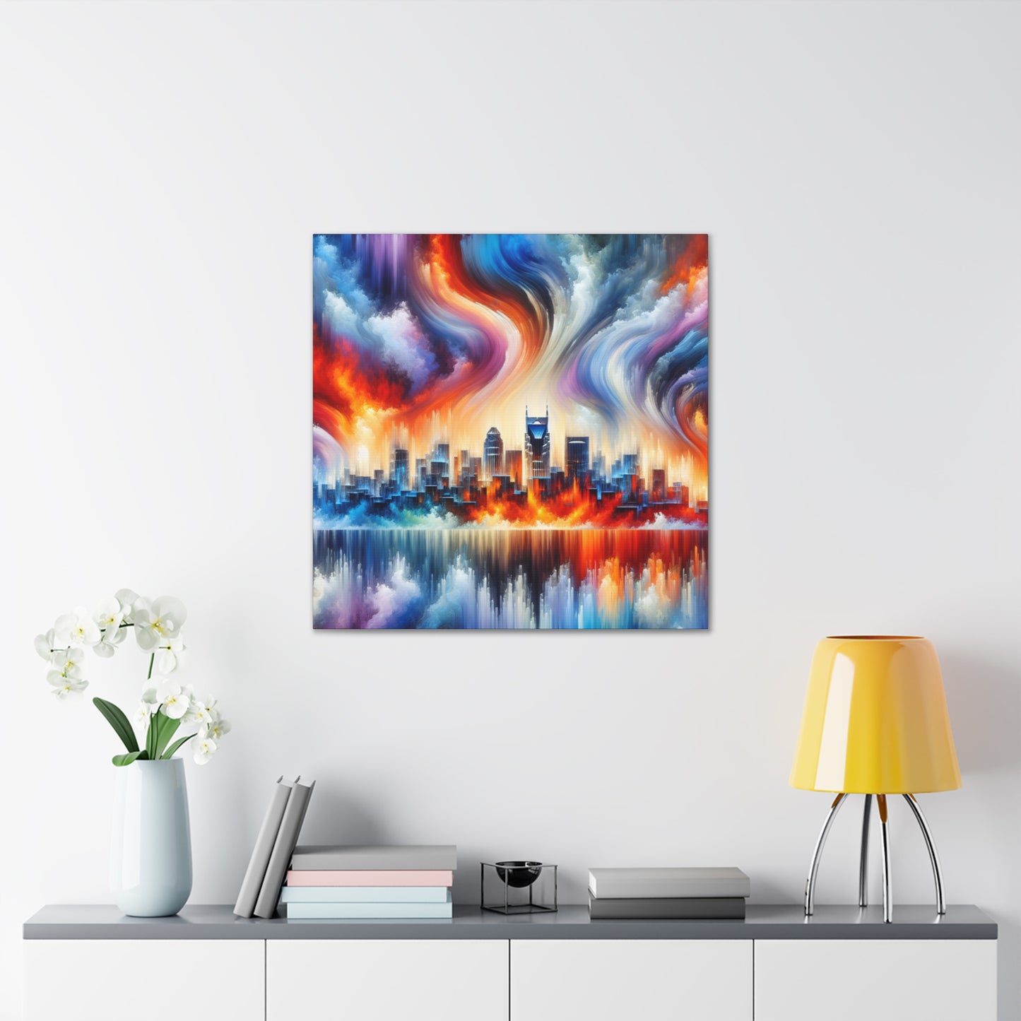 "Melodic Urban Symphony" - Canvas