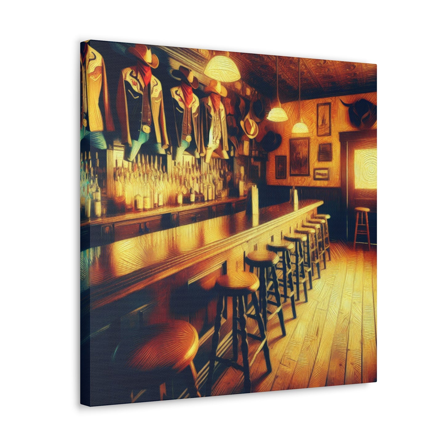 Saloon Serenade Synchronicity - Canvas