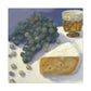 Cheese and Grapes Feast - Canvas