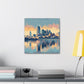 "Melodic Cityscape Medley" - Canvas