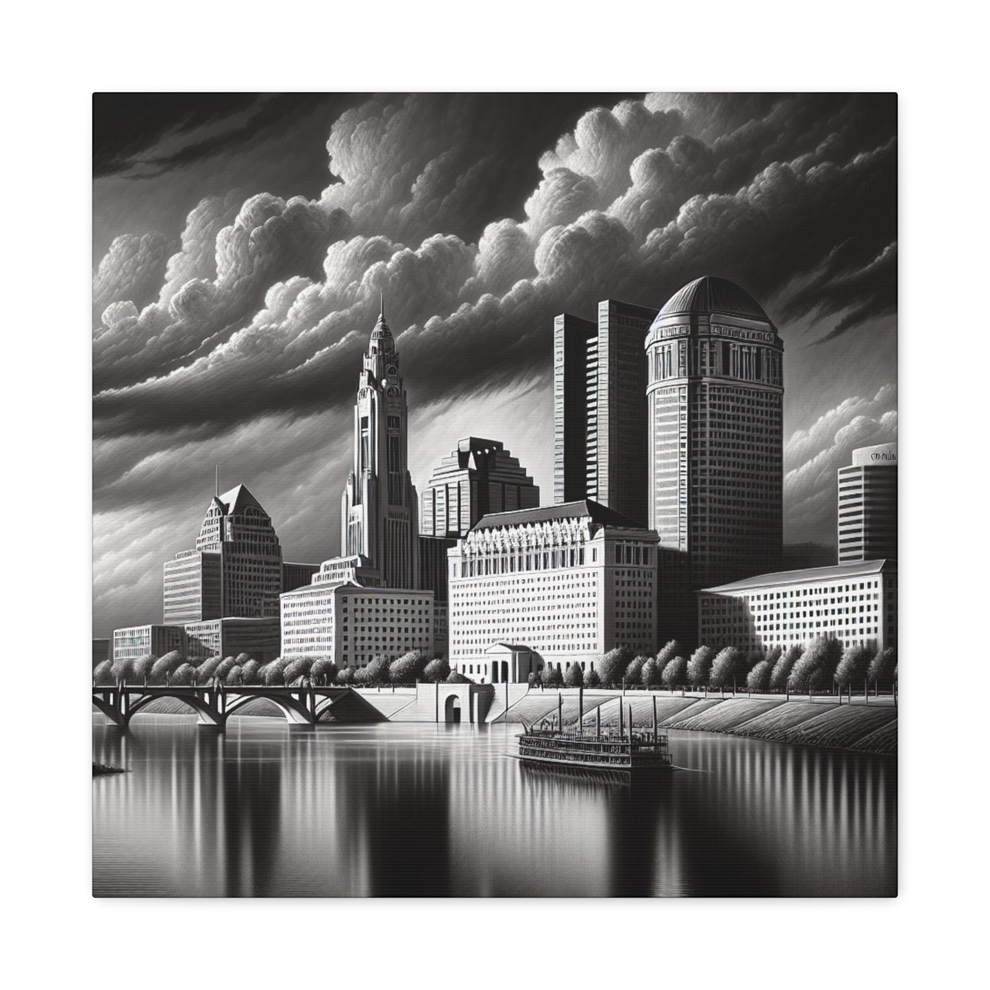 "Columbus: Vibrant Urban Portraits" - Canvas