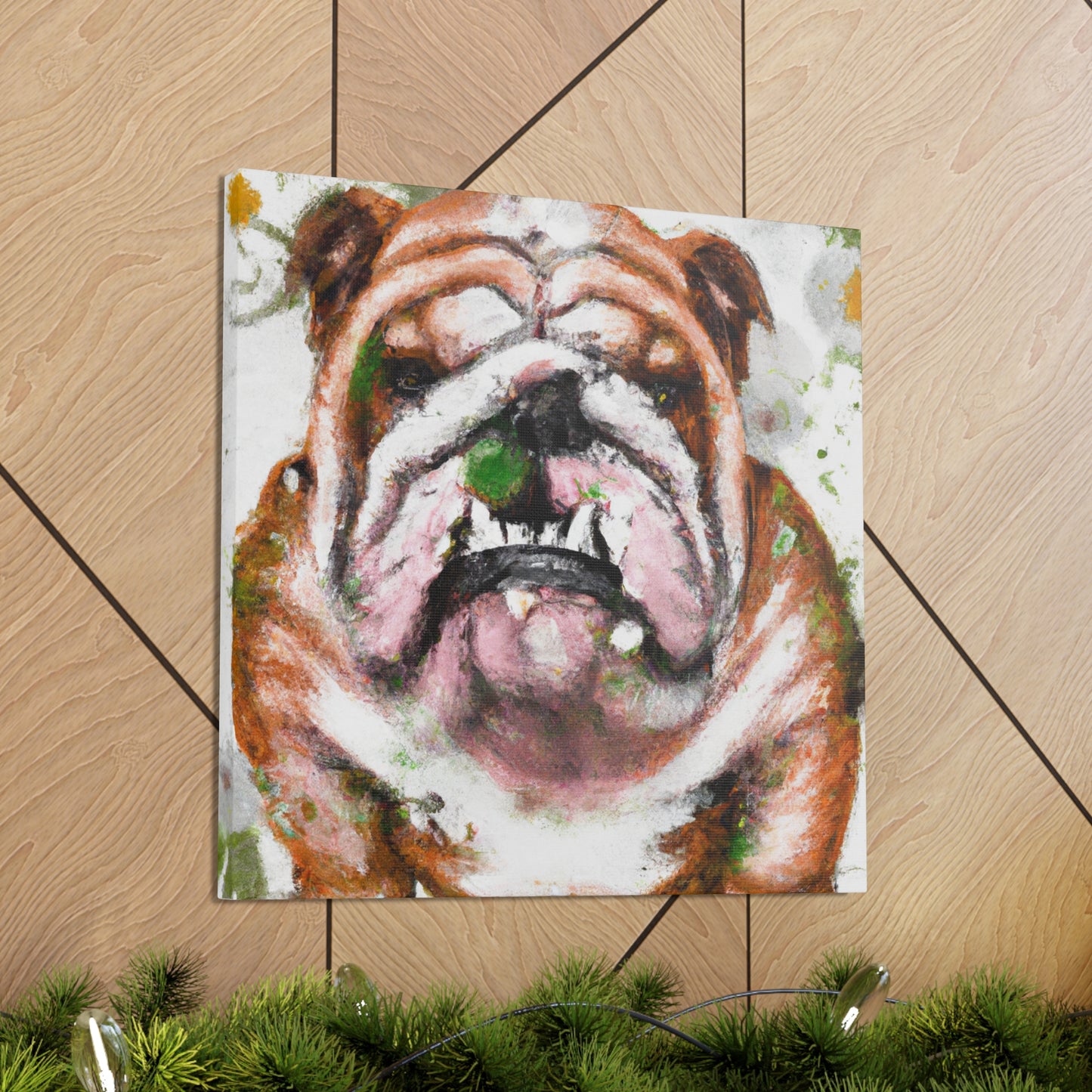 English Bulldog Bliss - Canvas