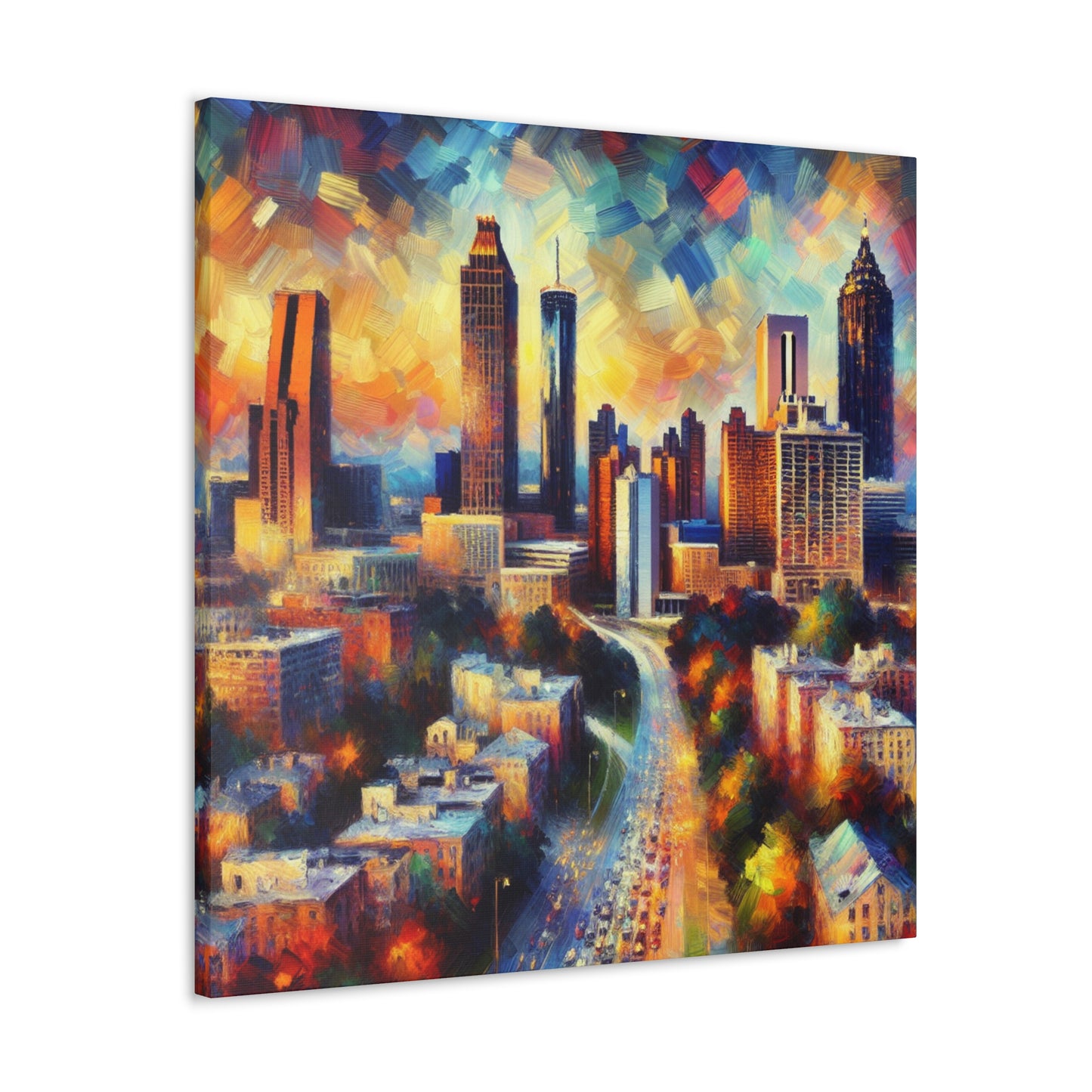 Peachtree City Twilight - Canvas