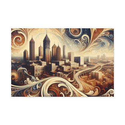 "Southern Charm Unveiled" - Canvas