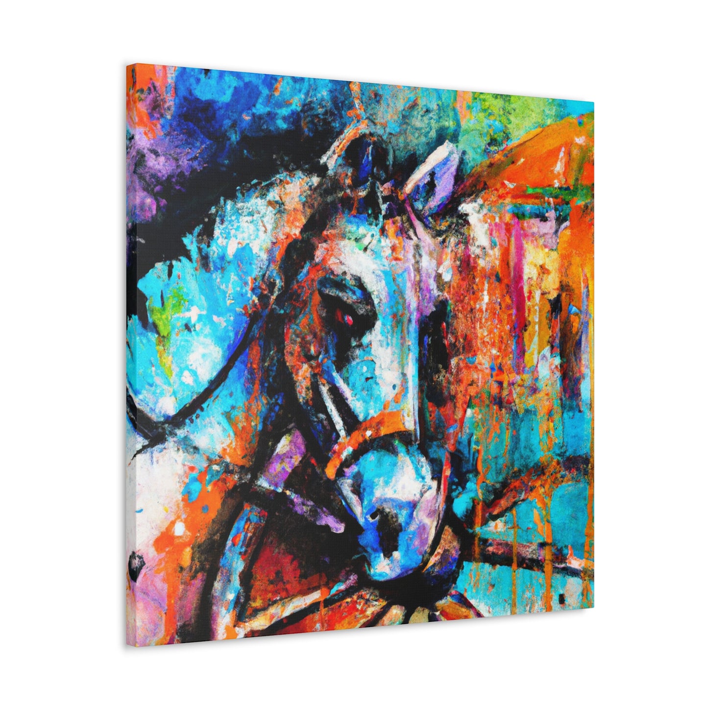 Horse and Carriage Ride - Canvas