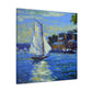 "Sailboat on Still Water" - Canvas