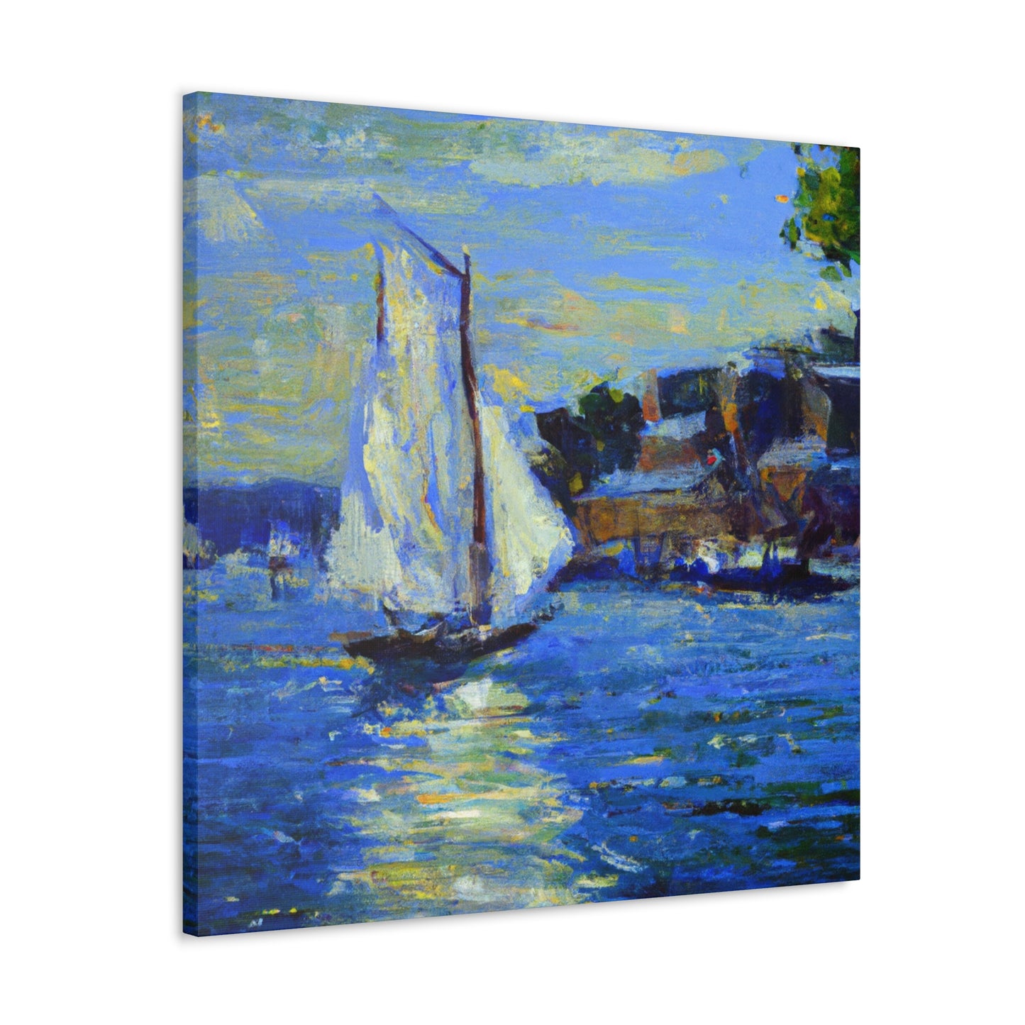 "Sailboat on Still Water" - Canvas