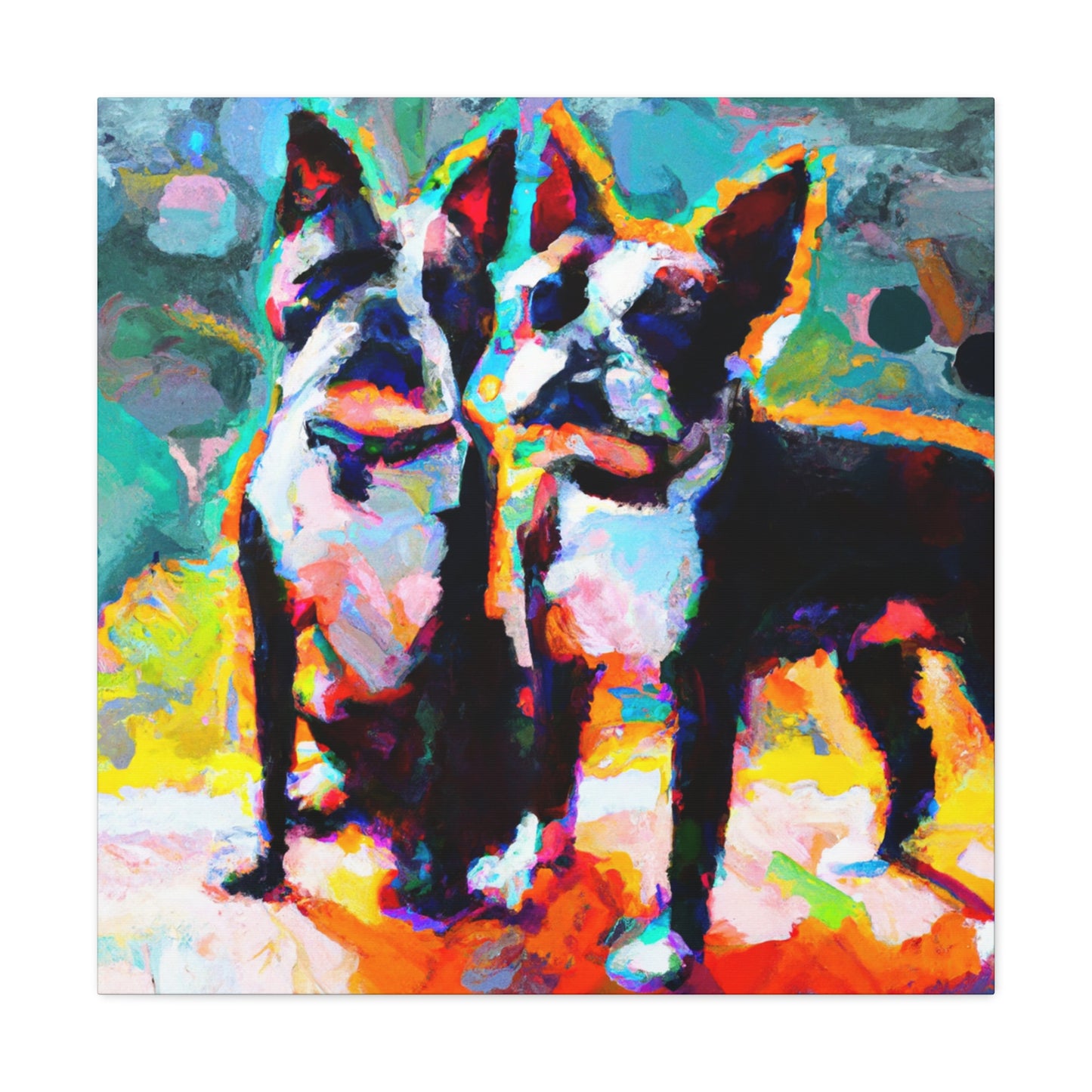 Boston Terrier Impression - Canvas