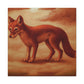 "Dhole in Repose" - Canvas