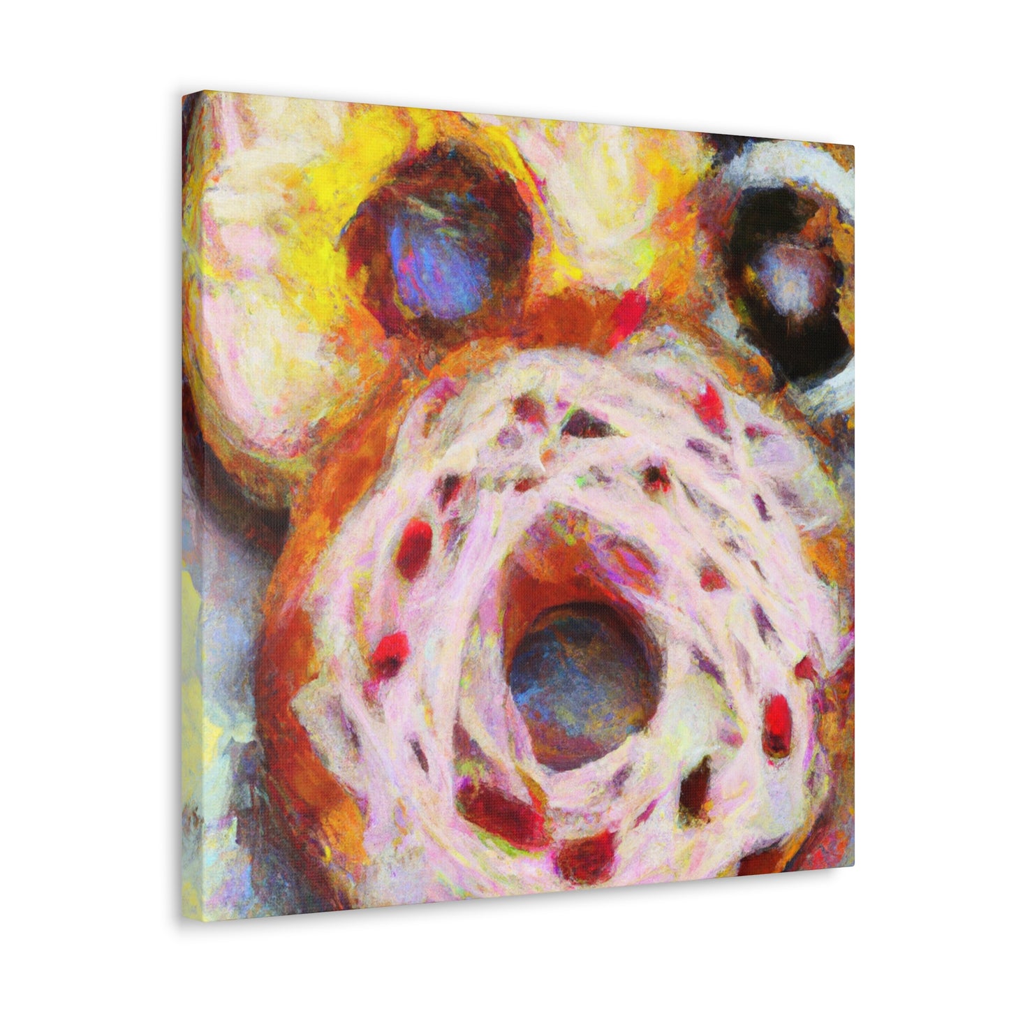 Doughnut Dreamscape Painting - Canvas