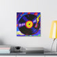 "Vinyl Resonance Impressionism" - Canvas