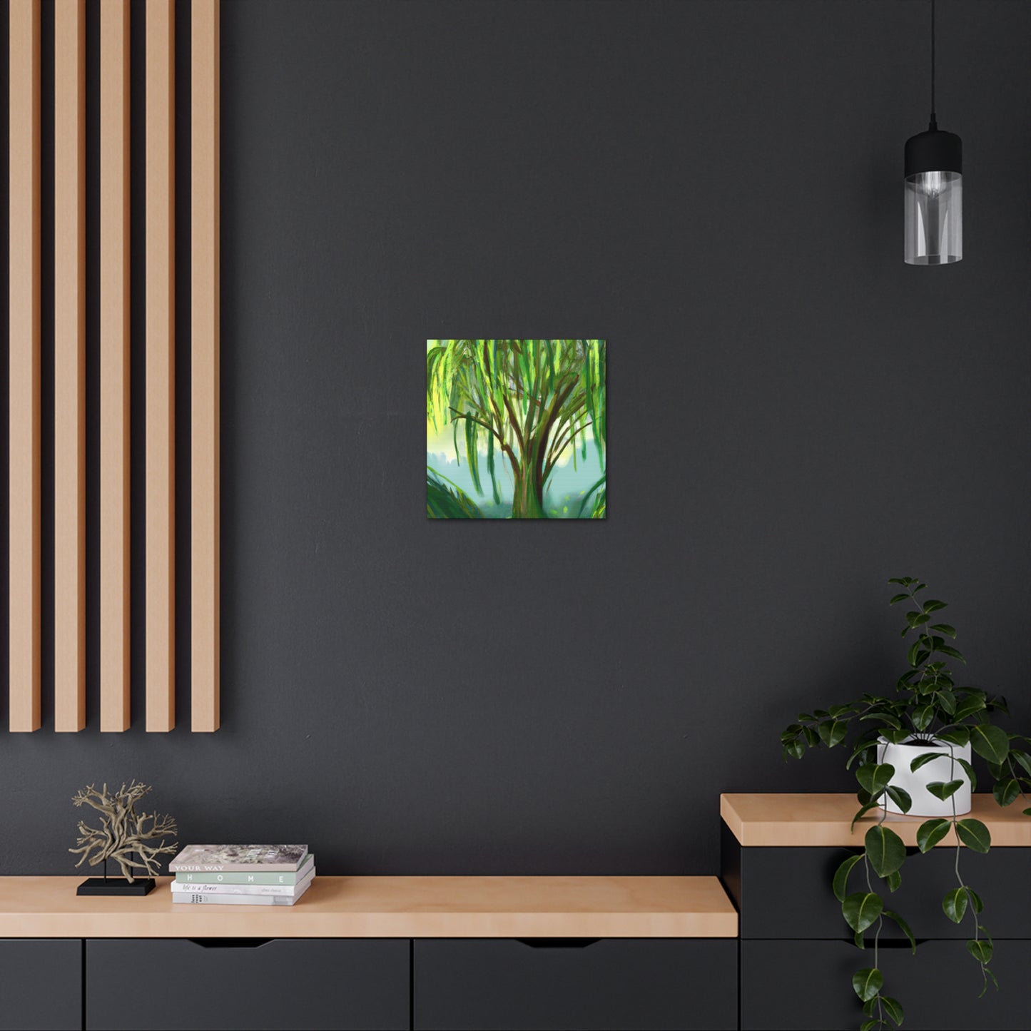 Willow Tree Reflection - Canvas