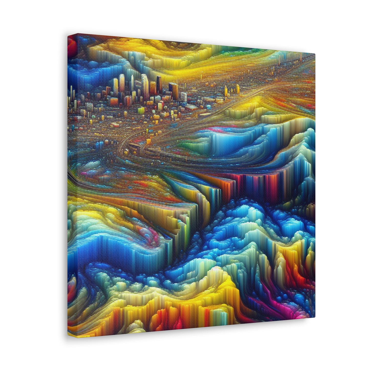 "Desert Dreamscapes Unveiled" - Canvas