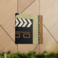 Starry Movie Clapboard - Canvas