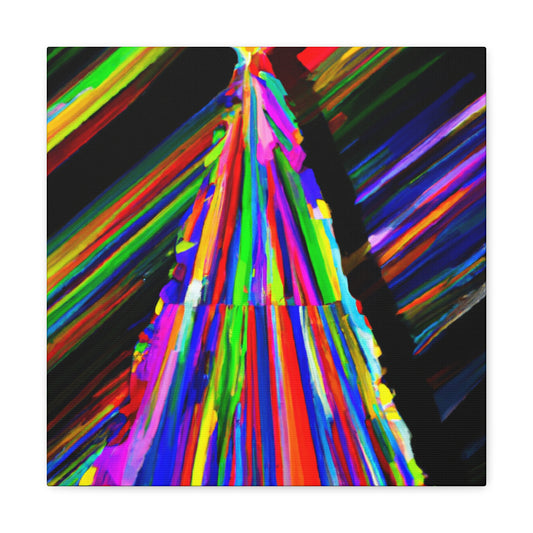 "Christmas Tree Wonderment" - Canvas