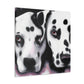 "Dalmatian's Detailed Destiny" - Canvas