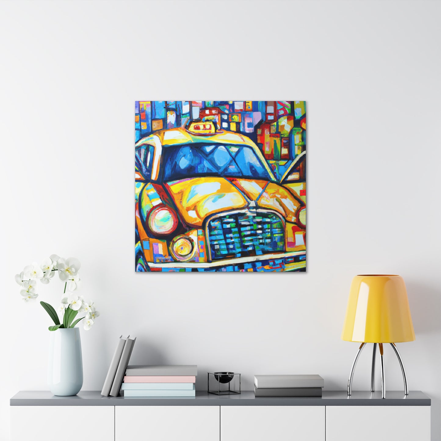 Taxi in the Dark - Canvas