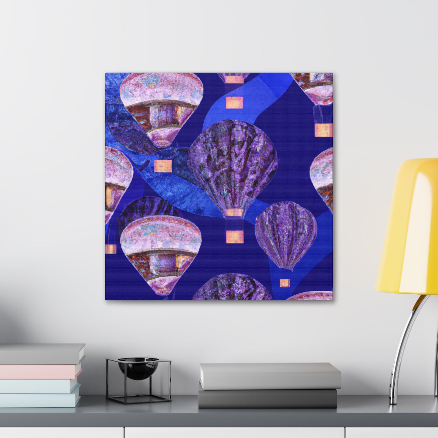 "Hot Air Balloons Soar" - Canvas