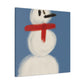 Snowman in Simplicity - Canvas