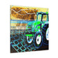 Tractor's Bold Awakening - Canvas