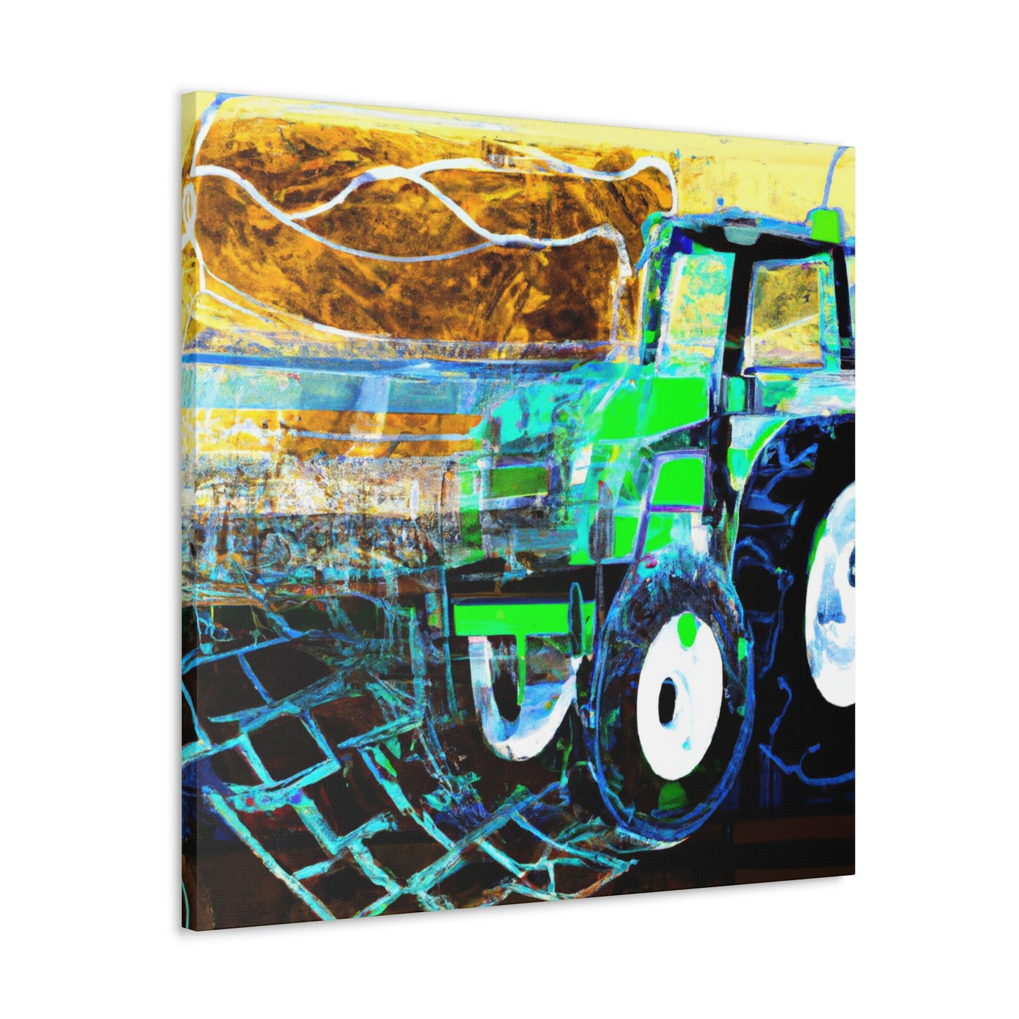 Tractor's Bold Awakening - Canvas