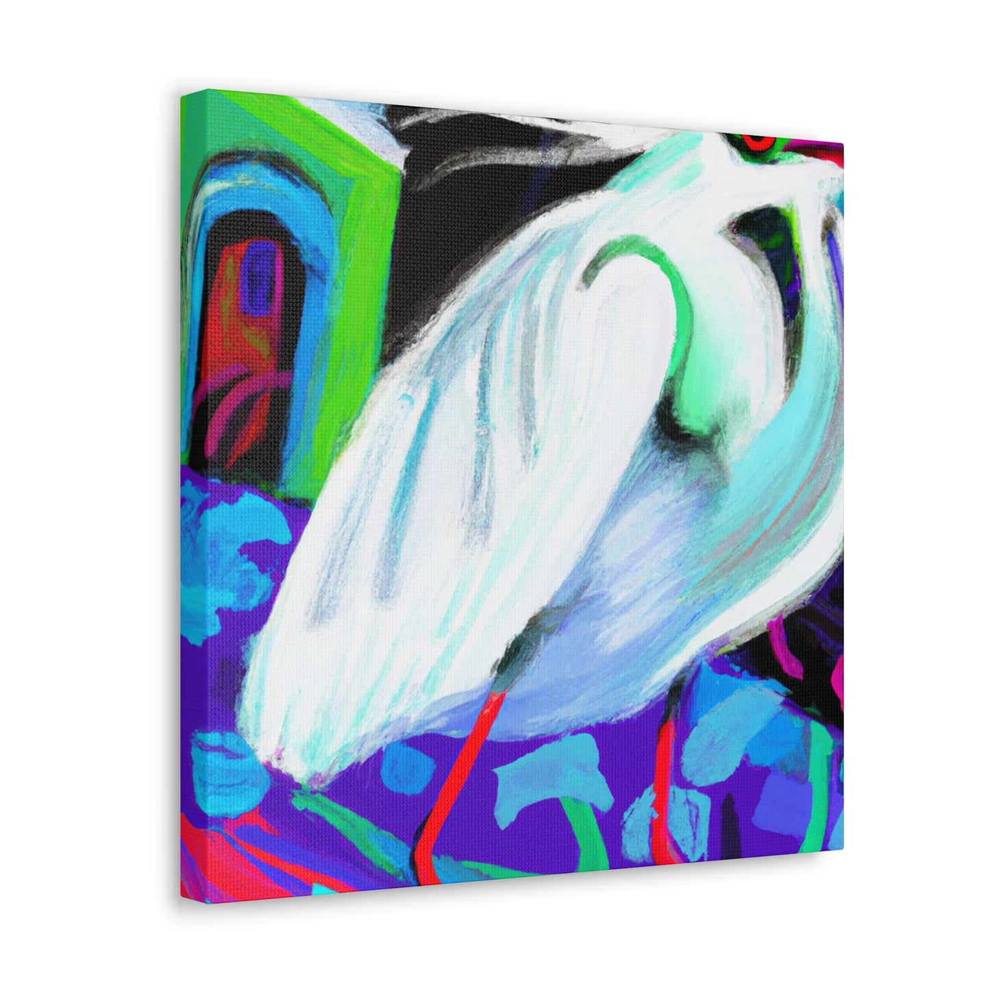 Snowy Egret Majesty - Canvas