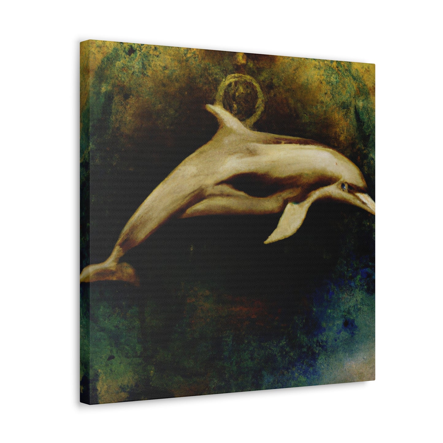 Dolphins at Playtime - Canvas