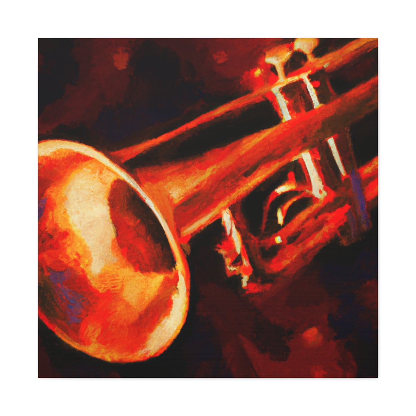 "Trumpet of Triumphant Joy" - Canvas