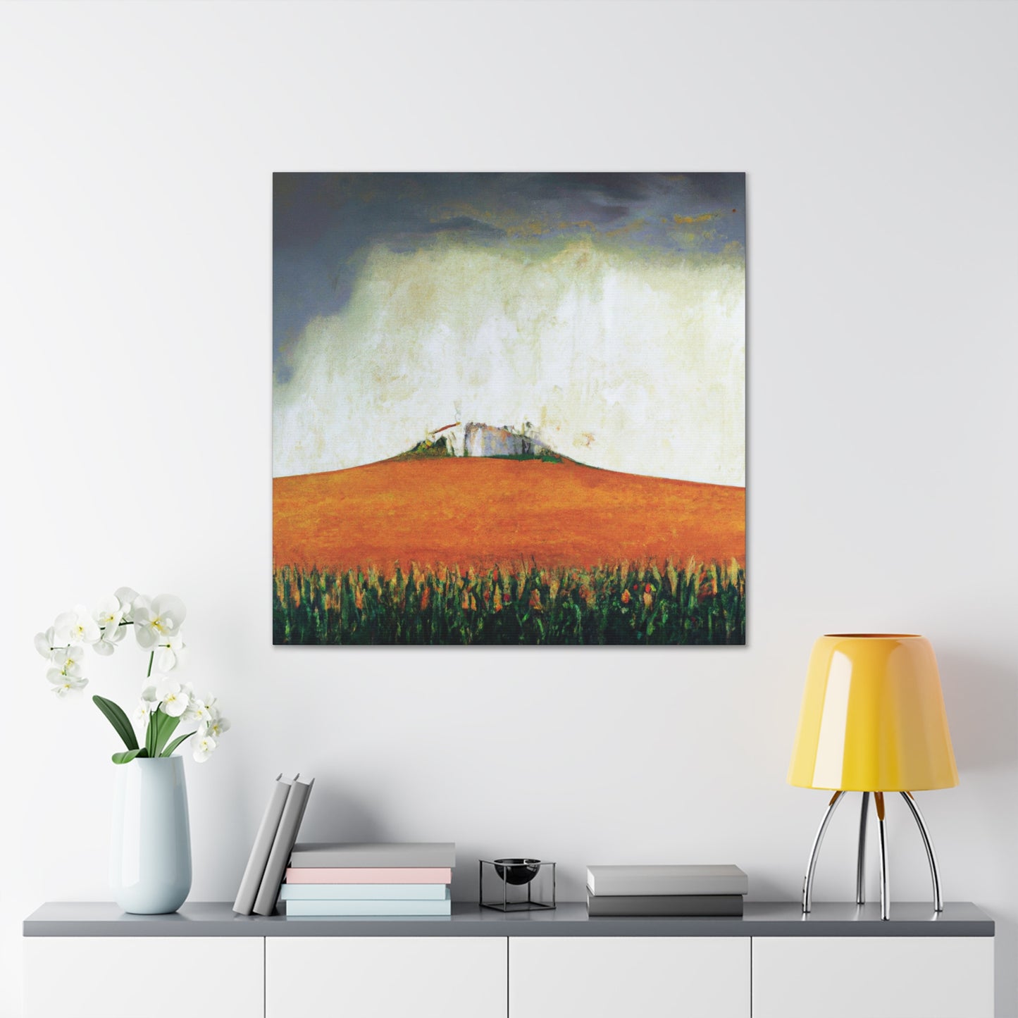 "Crops in Abstracted Fields" - Canvas