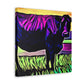 "Herd of Black Angus" - Canvas