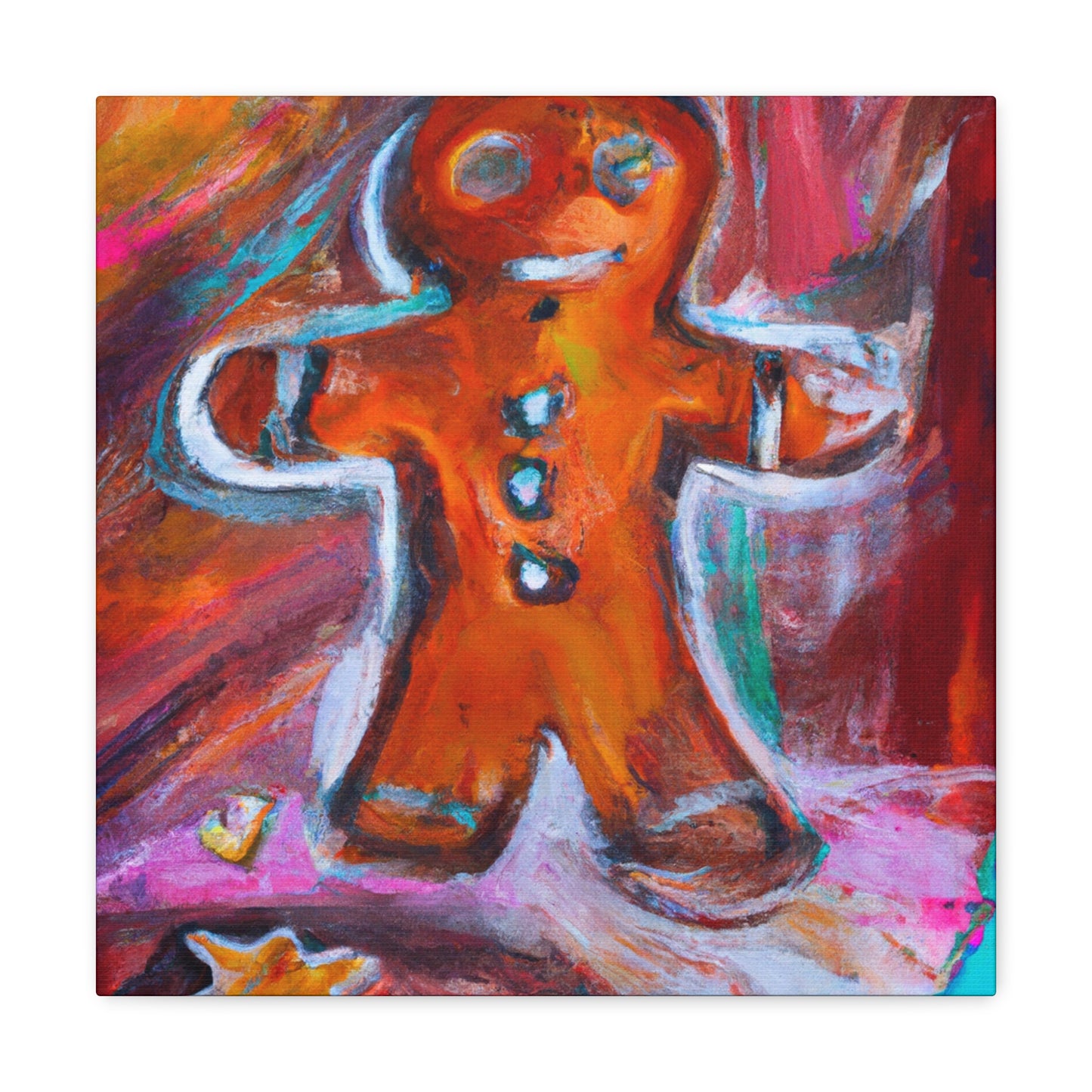 Gingerbread Man Realism - Canvas