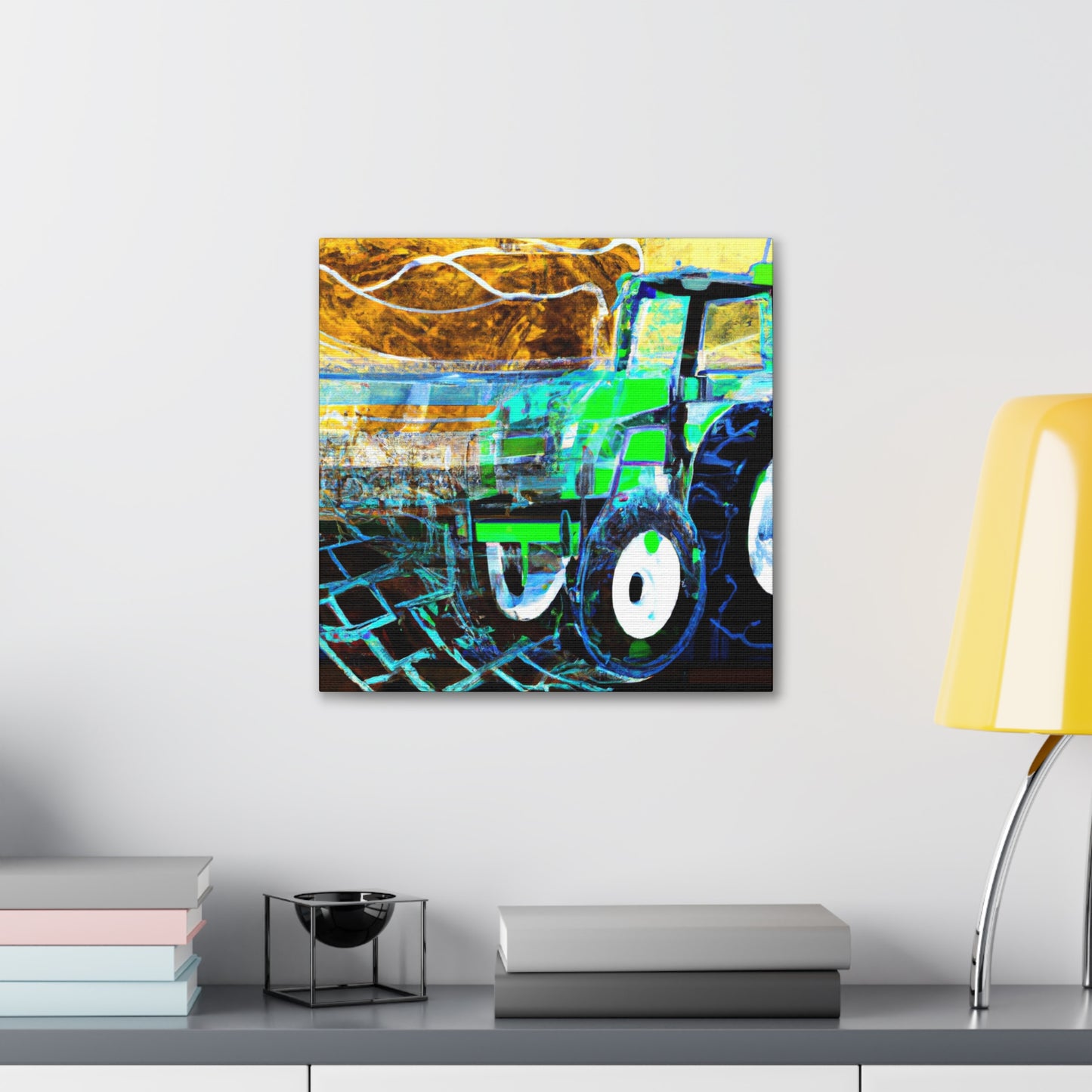 Tractor's Bold Awakening - Canvas