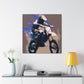 Racing on Two Wheels - Canvas