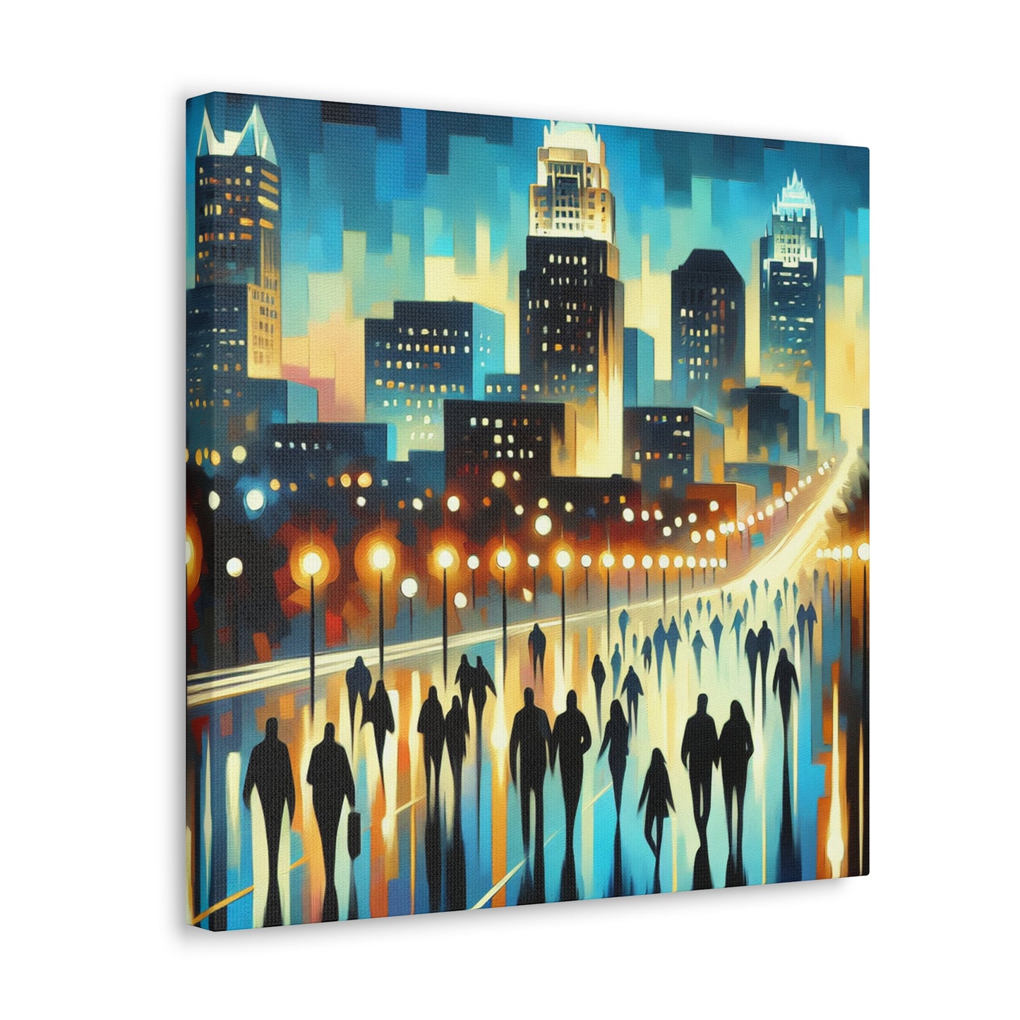 Rhythmic Raleigh Reverie - Canvas