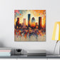 Vibrant Houston Vortex - Canvas