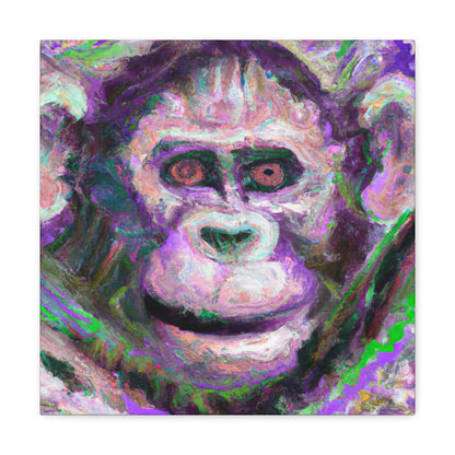 "Chimp in Expressionism" - Canvas