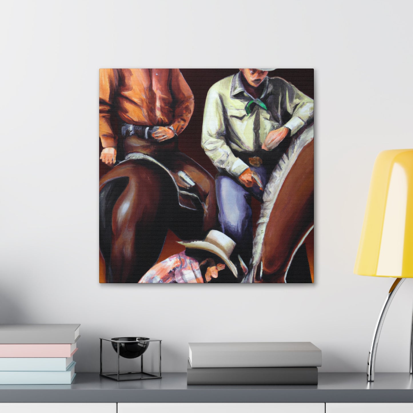 "Rodeo on the Plains" - Canvas