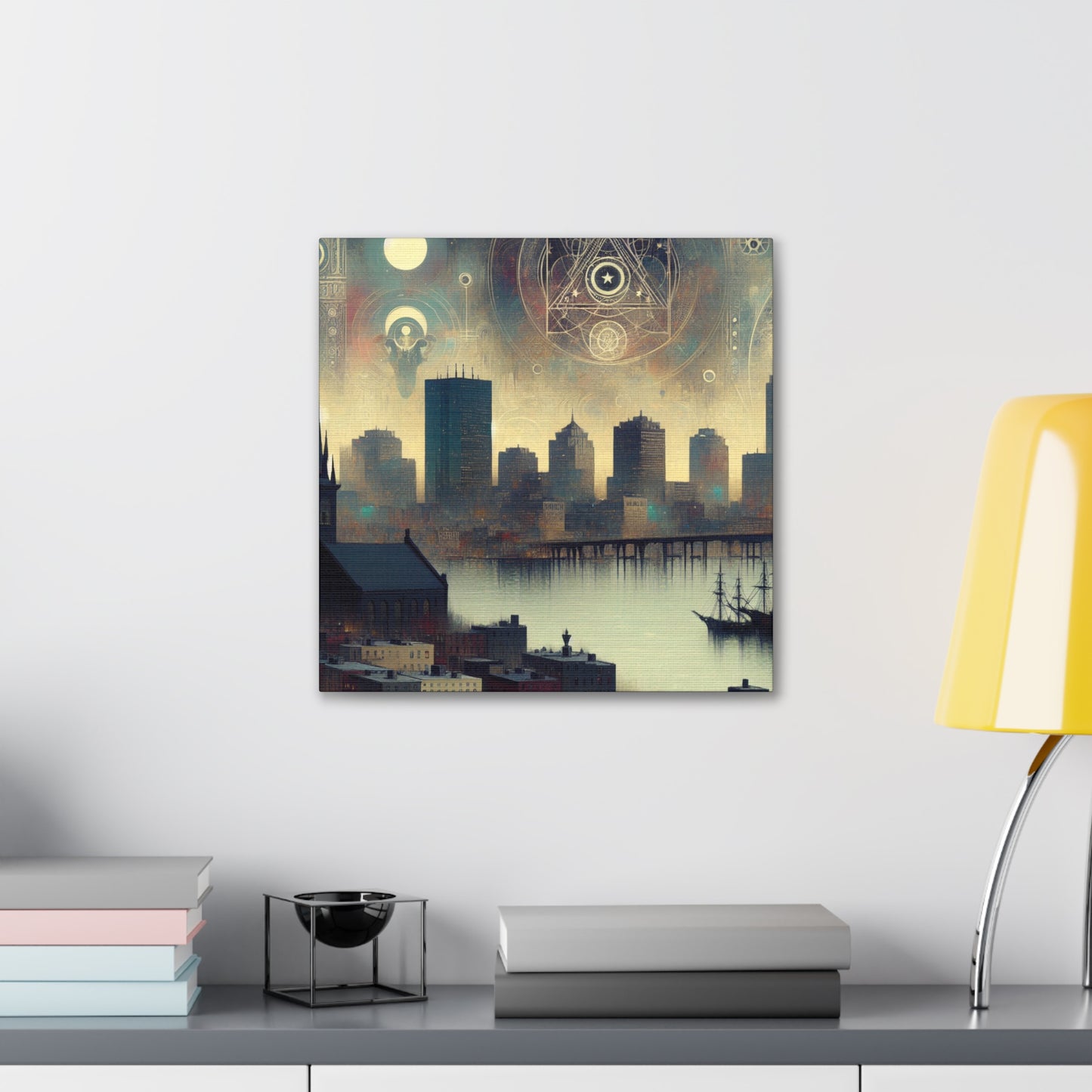 "Urban Dreams Unveiled" - Canvas