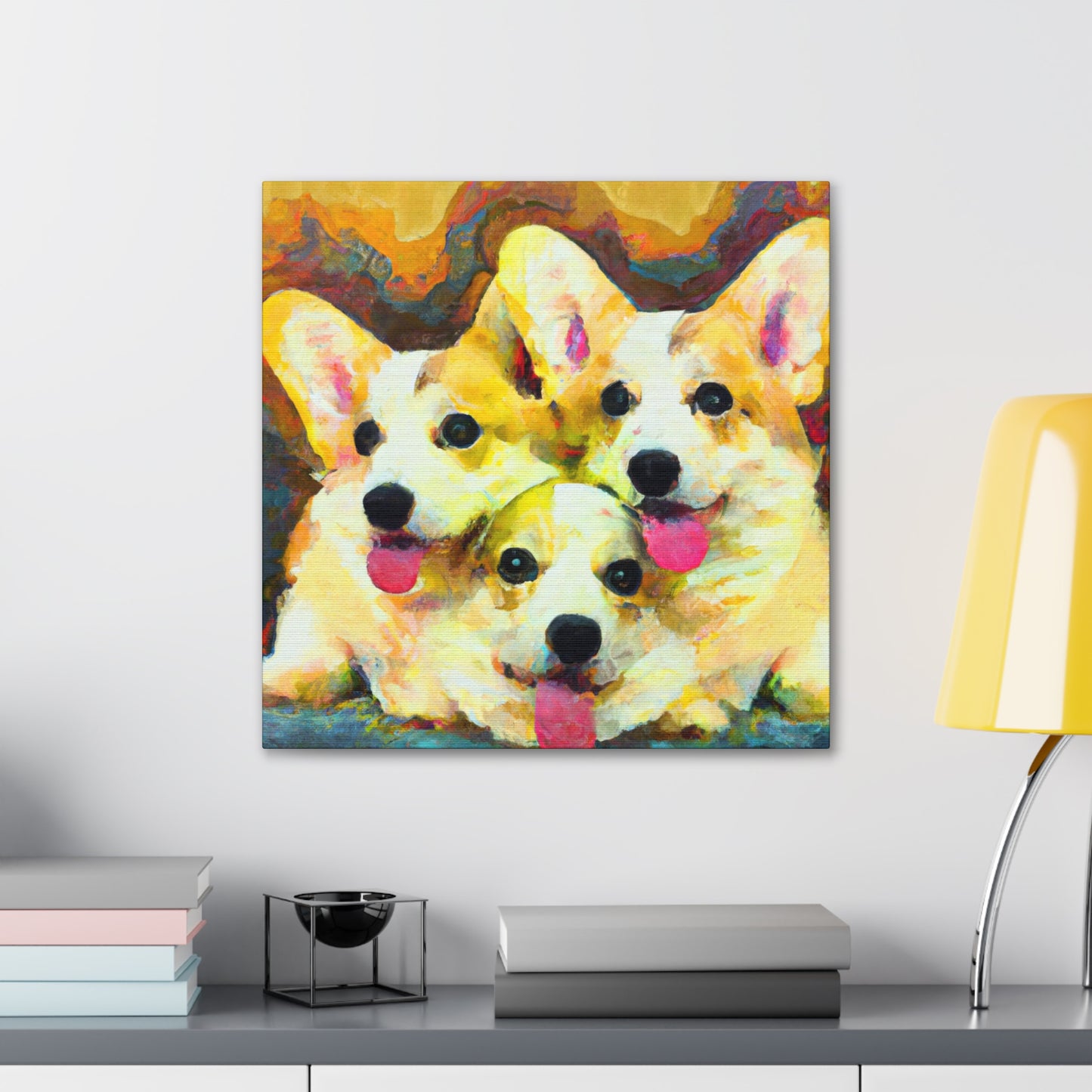 Corgi in a Dream - Canvas