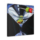 "Martini: Impact of Glass" - Canvas